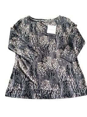 Croft & Barrow 3/4 sleeve top